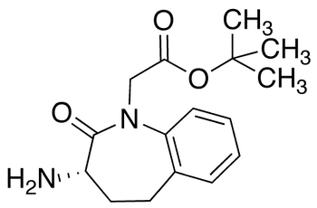 tert-Butyl-(S)-(3-amino-2-oxo-2,3,4,5-tetrahydrobenzo[b]azepin-1-yl) Acetate - Chemical structure and product image