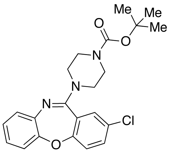 N-tert-Butoxycarbonyl Amoxapine - Chemical structure and product image