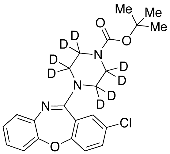 N-tert-Butoxycarbonyl Amoxapine-d8 - Chemical structure and product image