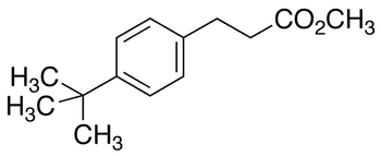 3-(4-tert-Butylbenzene)propionic Acid Methyl Ester - Chemical structure and product image