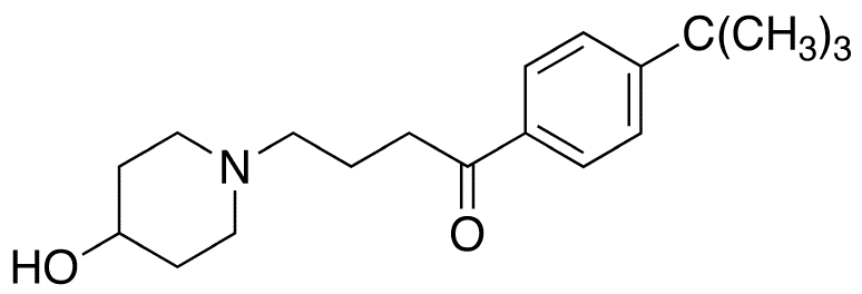 1-[3-(4-tert-Butylbenzoyl)propyl]-4-hydroxypiperidine - Chemical structure and product image