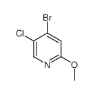 4-Bromo-5-chloro-2-methoxypyridine - Chemical structure and product image