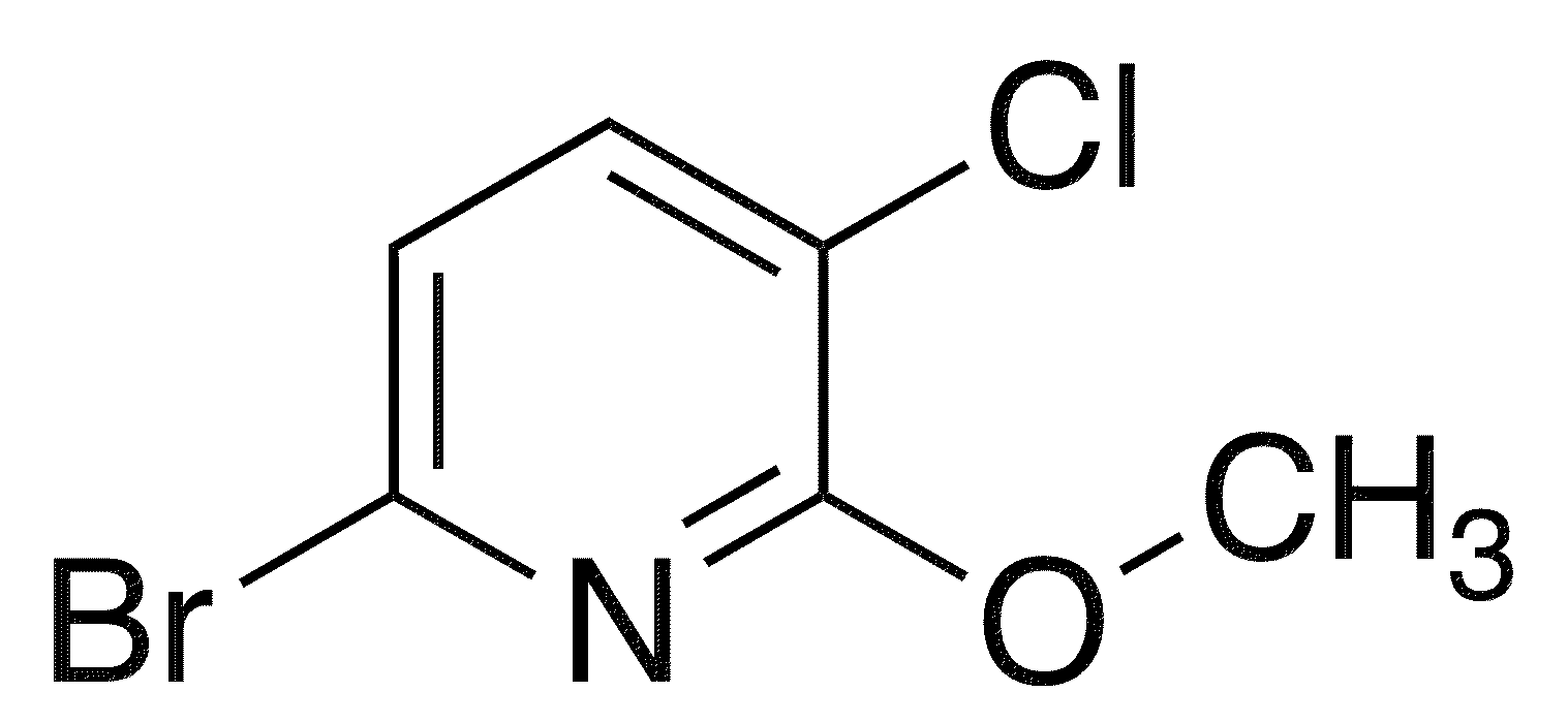 6-Bromo-3-chloro-2-methoxypyridine - Chemical structure and product image