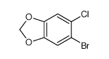 1-Bromo-2-chloro-4,5-methylenedioxybenzene - Chemical structure and product image