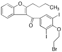 2-n-Butyl-4-[(2-bromoethoxy)-3,5-diiodobenzoyl]benzofuran - Chemical structure and product image