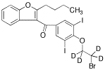 2-n-Butyl-4-[(2-bromoethoxy-d4)-3,5-diiodobenzoyl]benzofuran - Chemical structure and product image