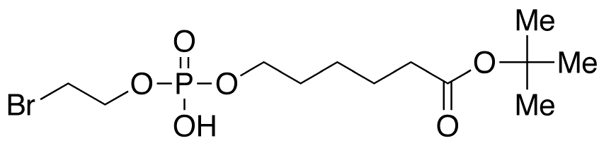 tert-Butyl 6-[O-(2-Bromoethyl)phosphoryl)hydroxyhexanoate - Chemical structure and product image
