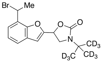 3-(tert-Butyl-d9)-5-[7-(bromoethyl)-2-benzofuranyl]-2-oxazolidinone(Mixture of Diastereomers) - Chemical structure and product image