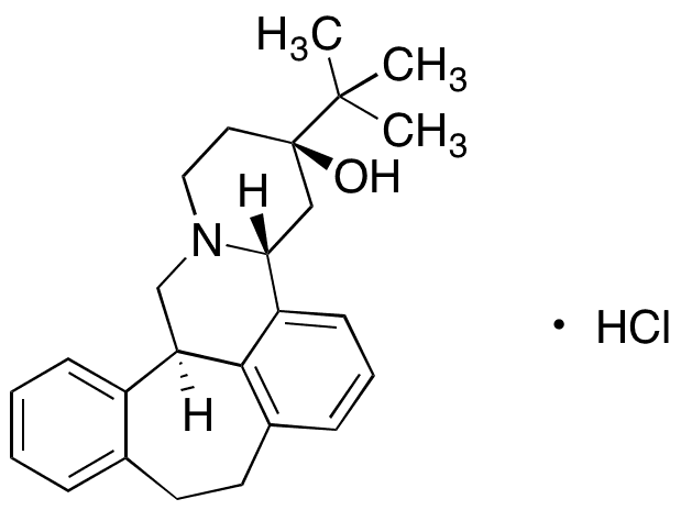 (-)-Butaclamol Hydrochloride - Chemical structure and product image