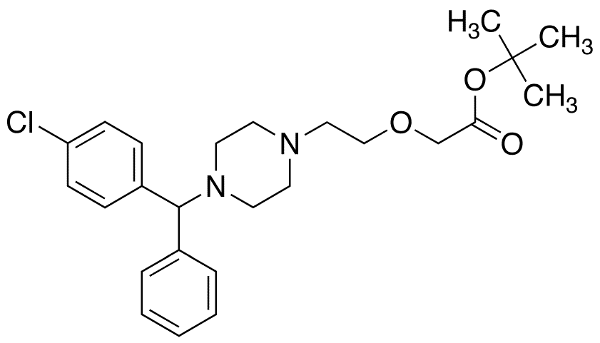 tert-Butyl Cetirizine - Chemical structure and product image