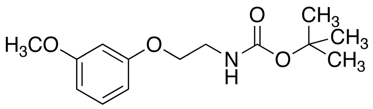 N-tert-Butoxycarbonyl-2-(3-methoxyphenoxy)ethanamine - Chemical structure and product image
