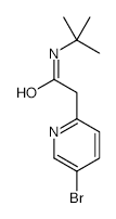 N-t-Butyl 2-(5-bromopyridin-2-yl)acetamide - Chemical structure and product image