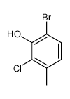 6-Bromo-2-chloro-3-methylphenol - Chemical structure and product image