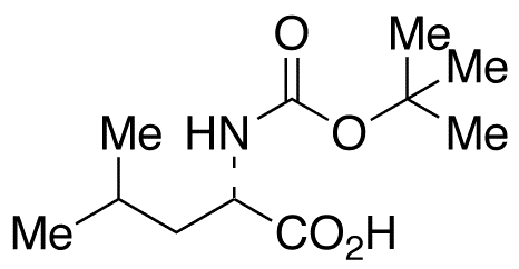 tert-Butoxycarbonyl-L-leucine - Chemical structure and product image