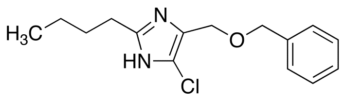 2-Butyl-4-chloro-5-benzyloxymethyl-1H-imidazole - Chemical structure and product image