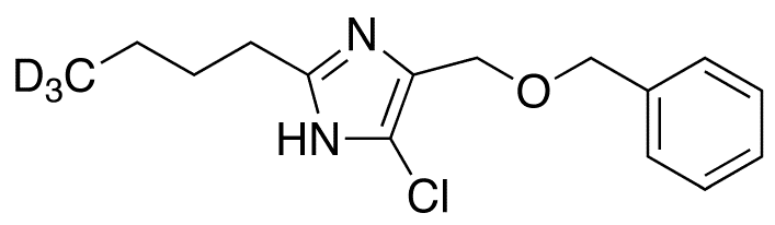 2-Butyl-d3-4-chloro-5-benzyloxymethyl-1H-imidazole - Chemical structure and product image