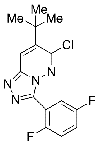 7-tert-Butyl-6-chloro-3-(2,5-difluorophenyl)-1,2,4-triazolo[4,3-b]pyridazine - Chemical structure and product image