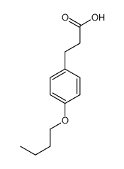 3-(4-Butoxyphenyl)propanoic acid - Chemical structure and product image