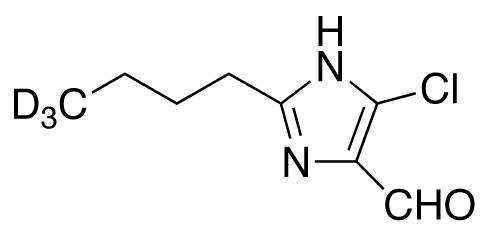 2-Butyl-d3-4-chloro-1H-imidazole-5-carboxaldehyde - Chemical structure and product image