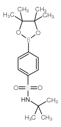 t-Butyl 4-boronobenzenesulfonamide, pinacol ester - Chemical structure and product image