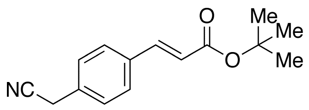 tert-Butyl 4-(Cyanomethyl)cinnamate - Chemical structure and product image