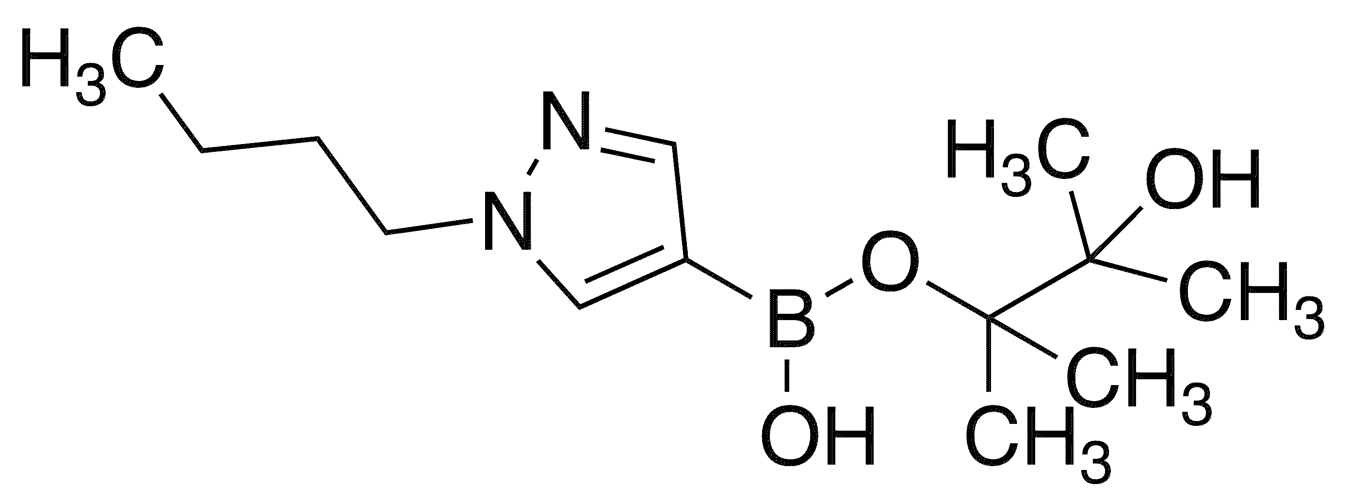 1-Butyl-1H-pyrazole-4-boronic acid, pinacol ester - Chemical structure and product image