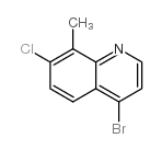 4-Bromo-7-chloro-8-methylquinoline - Chemical structure and product image