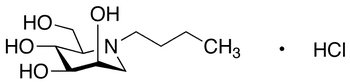 N-Butyldeoxymannojirimycin, Hydrochloride - Chemical structure and product image