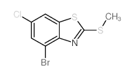 4-Bromo-6-chloro-2-(methylthio)benzo[d]thiazole - Chemical structure and product image