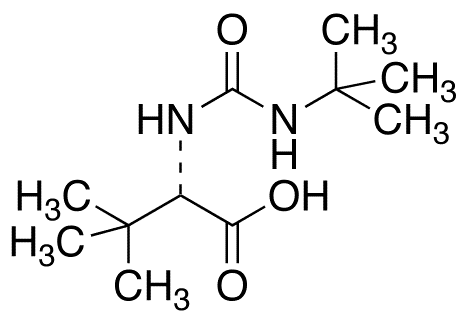 N-tert-Butylcarbamoyl-L-tert-leucine - Chemical structure and product image