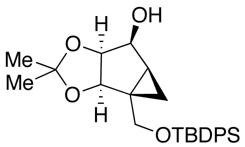 (1R,2R,3S,4S,5S)-1-(tert-Butyldiphenyl)silyloxymethyl-2,3-dioxy-O,O-isopropylidenebicyclo[3.1.0]hexan-4-ol - Chemical structure and product image