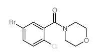 1-Bromo-4-chloro-3-(morpholinocarbonyl)benzene - Chemical structure and product image