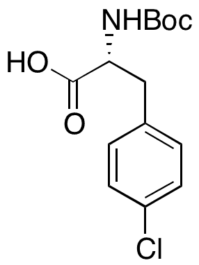 N-(tert-Butoxycarbonyl)-4-chloro-D-phenylalanine - Chemical structure and product image