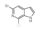5-Bromo-7-chloro-1h-pyrrolo[2,3-c]pyridine - Chemical structure and product image