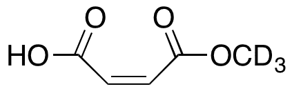 (2Z)-2-Butenedioic Acid 1-Methyl Ester-d3 - Chemical structure and product image