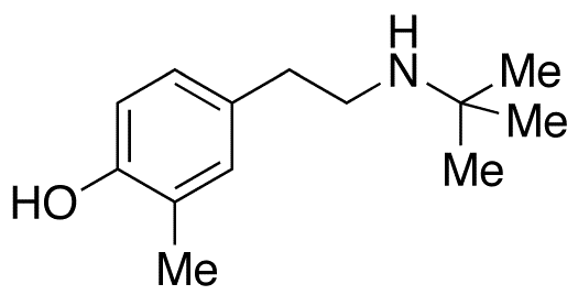 4-tert-Butylaminoethyl-2-methylphenol - Chemical structure and product image