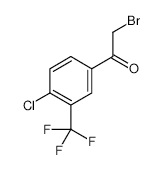 2-Bromo-4â€™-chloro-3â€™-(trifluoromethyl)acetophenone - Chemical structure and product image