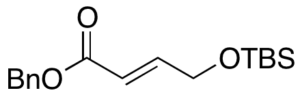 (E)-4-((tert-Butyldimethylsilyl)oxy)but-2-enoic Acid Benzyl Ester - Chemical structure and product image