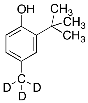 o-tert-Butyl-p-cresol-d3 - Chemical structure and product image