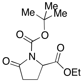 N-tert-Butoxycarbonylpyroglutamic Acid Ethyl Ester - Chemical structure and product image