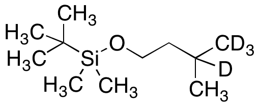 O-tert-Butyldimethylsilyl Isopentanol-d4 - Chemical structure and product image