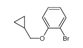1-Bromo-2-(cyclopropylmethoxy)benzene - Chemical structure and product image