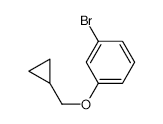 1-Bromo-3-(cyclopropylmethoxy)benzene - Chemical structure and product image