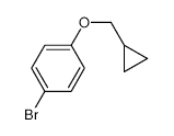1-Bromo-4-(cyclopropylmethoxy)benzene - Chemical structure and product image