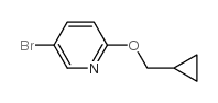 5-Bromo-2-(cyclopropylmethoxy)pyridine - Chemical structure and product image