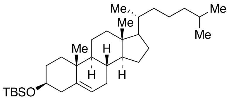 3-O-tert-Butyldimethylsilyl Cholesterol - Chemical structure and product image