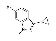 6-Bromo-3-cyclopropyl-1-methylindazole - Chemical structure and product image