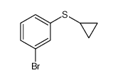 1-Bromo-3-cyclopropylthiobenzene - Chemical structure and product image