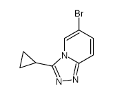 6-Bromo-3-cyclopropyl-[1,2,4]triazolo[4,3-a]pyridine - Chemical structure and product image