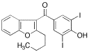 2-Butyl-3-(3,5-diiodo-4-hydroxybenzoyl)benzofuran - Chemical structure and product image